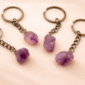 Amethyst Schlüsselanhänger – für unterwegs