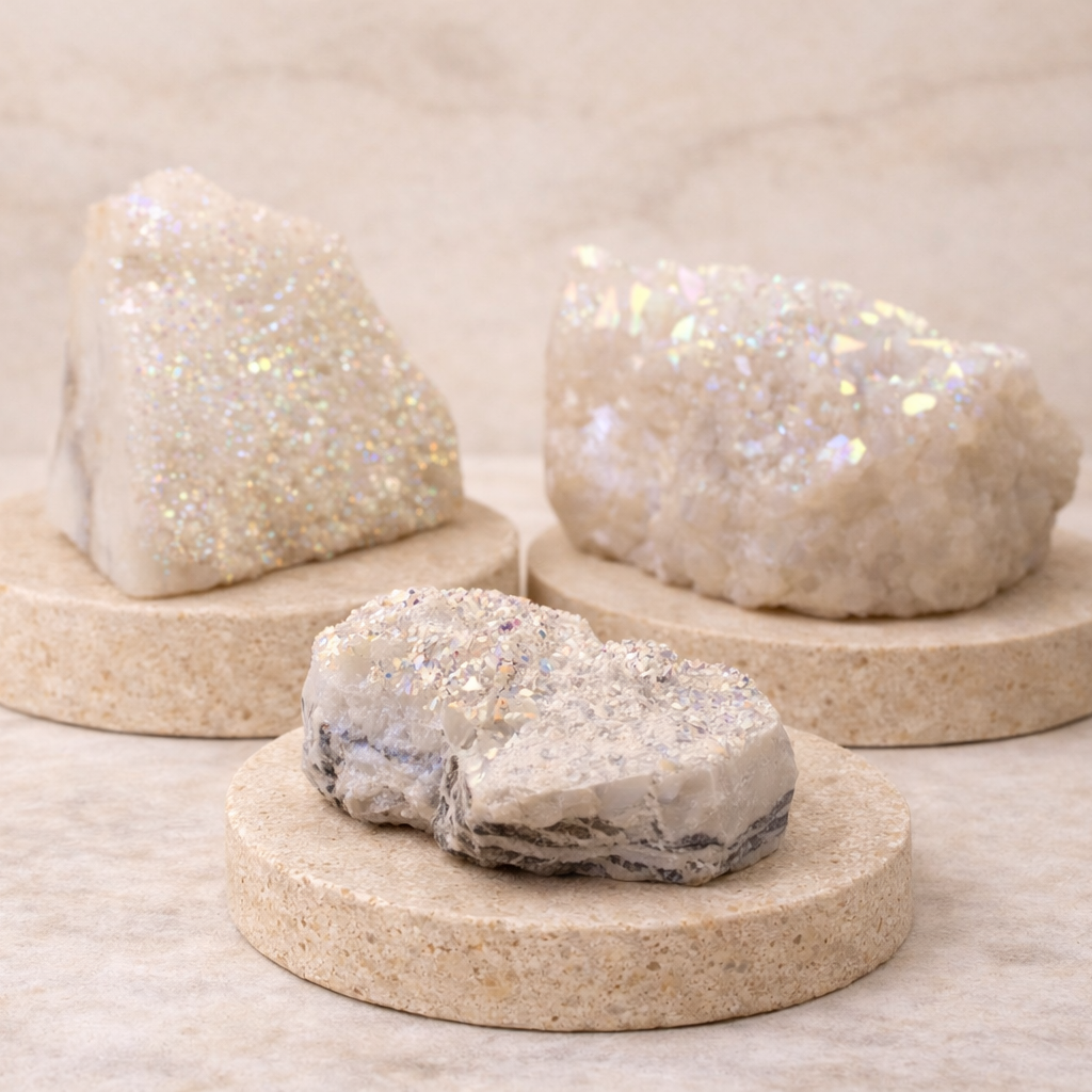 Angel Aura Cluster – Irisierendes Licht & himmlische Transformation