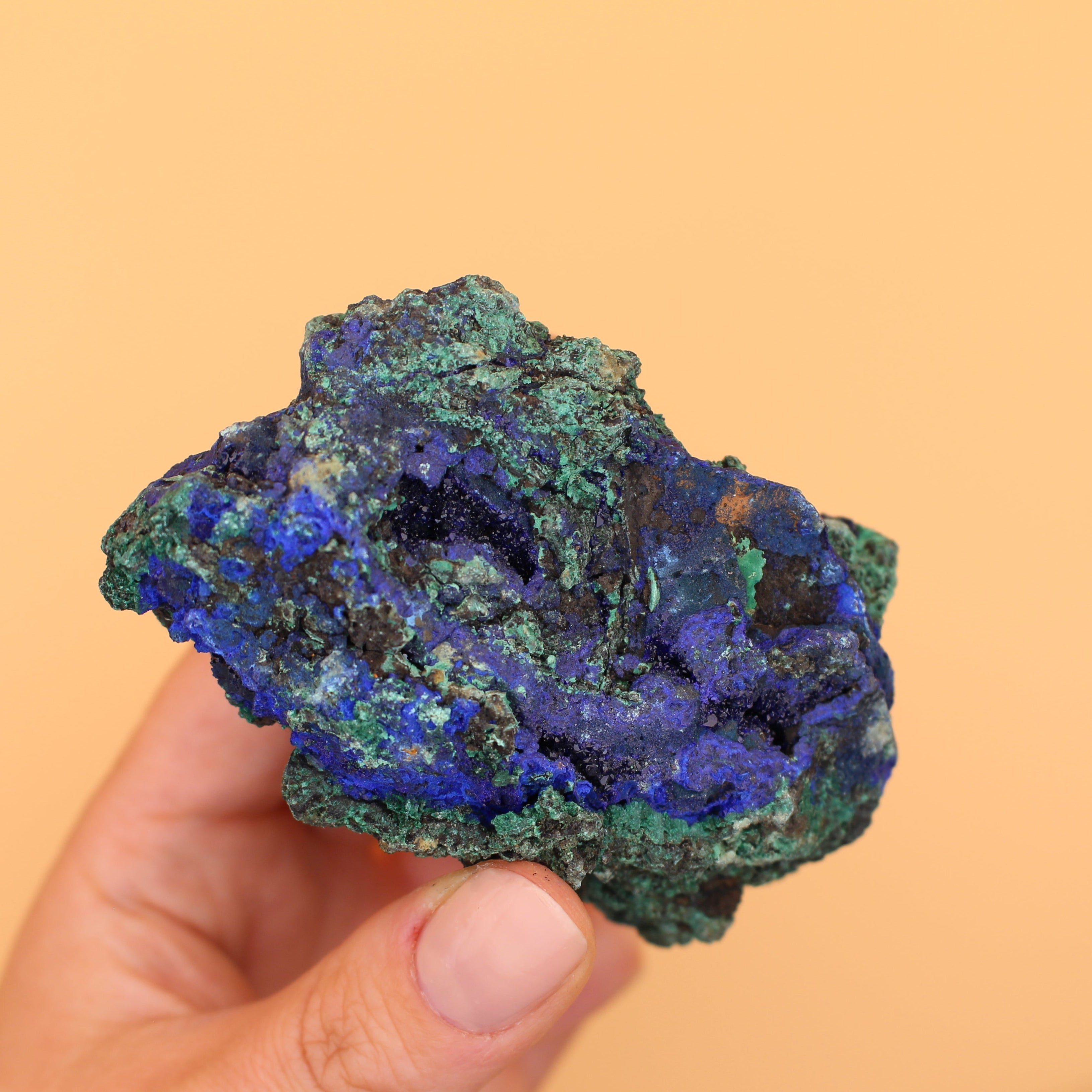 Azurit Malachit Cluster – Blau‑Grüne Energie & Transformation