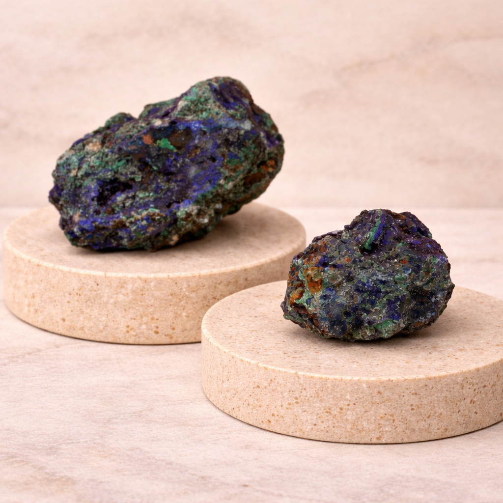 Azurit Malachit Cluster – Blau‑Grüne Energie & Transformation