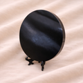 Black Obsidian Spiegelplatte – Energetischer Schutz & innerer Spiegel