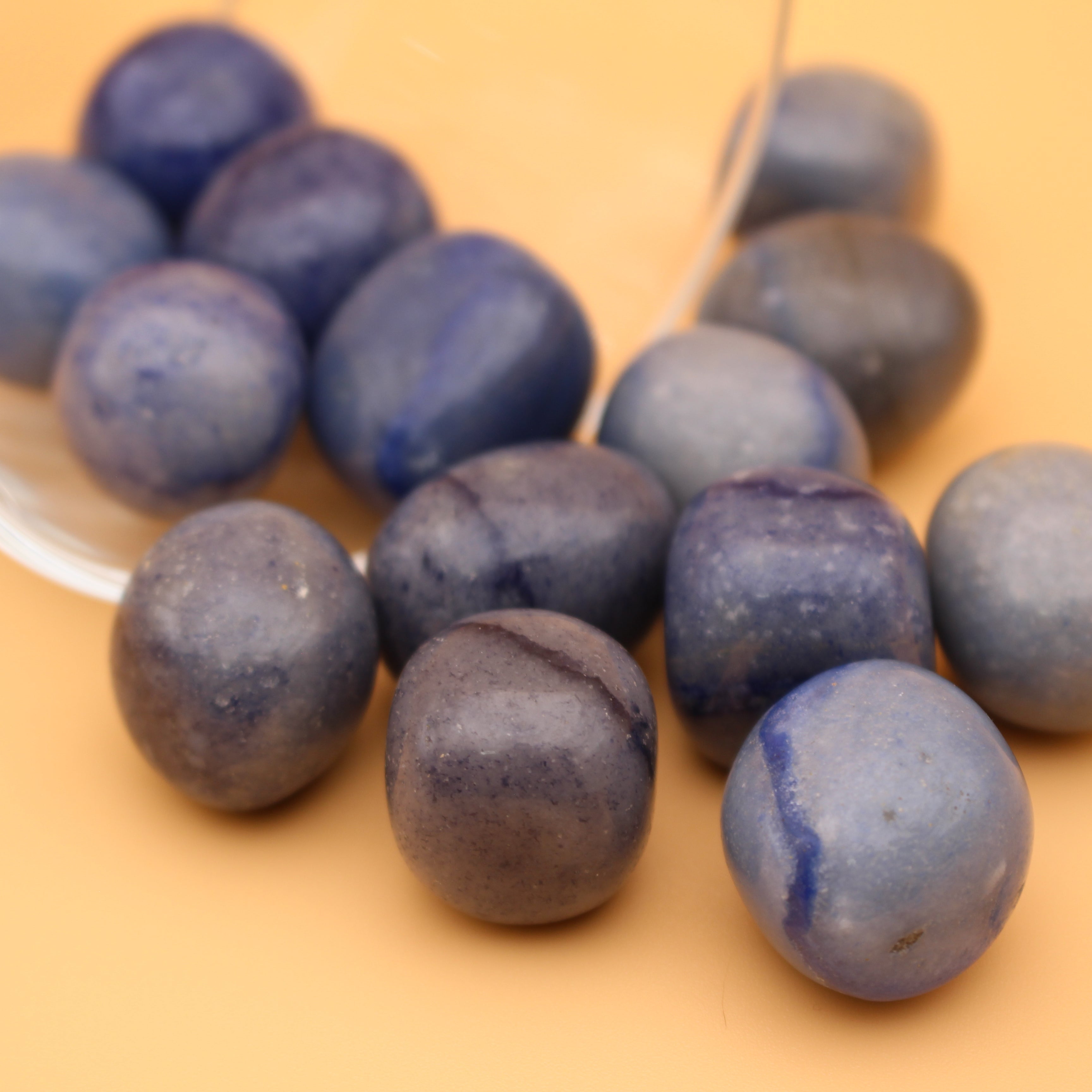 Blue Aventurine Trommelstein – Klarheit, Kommunikation & innere Stärke