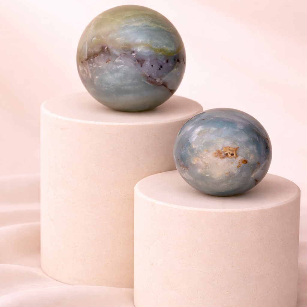 Caribbean Calcite Kugel – Sanfte Klarheit & emotionale Harmonie