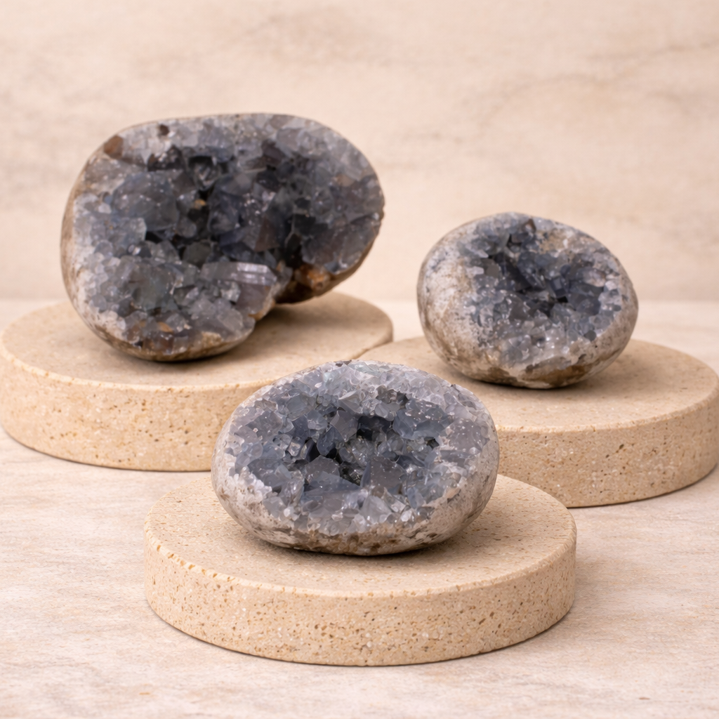 Celestit Cluster - Himmlische Harmonie & innere Klarheit