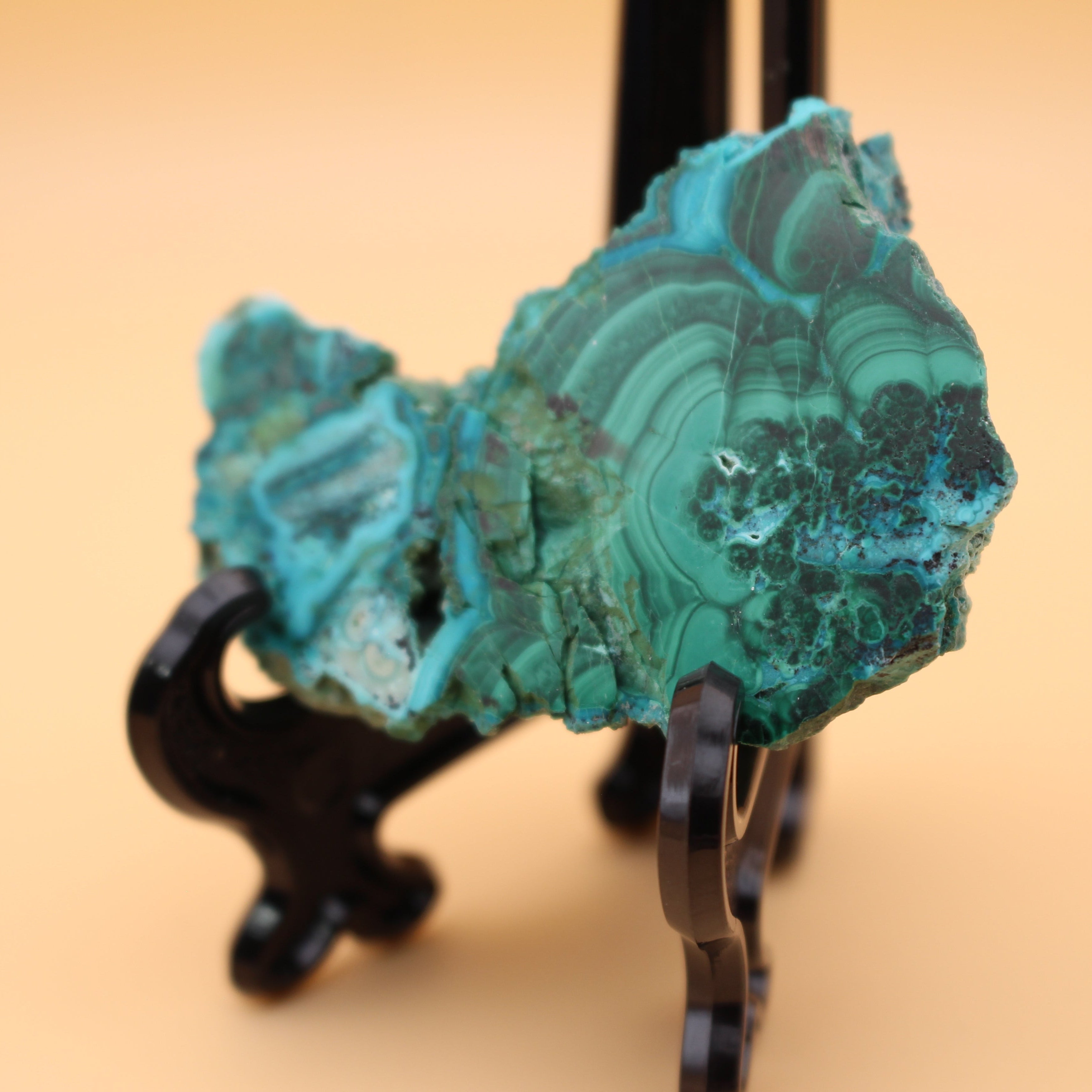 Chrysocolla Platte – Türkisgrüne Kunstwerke & energetische Balance