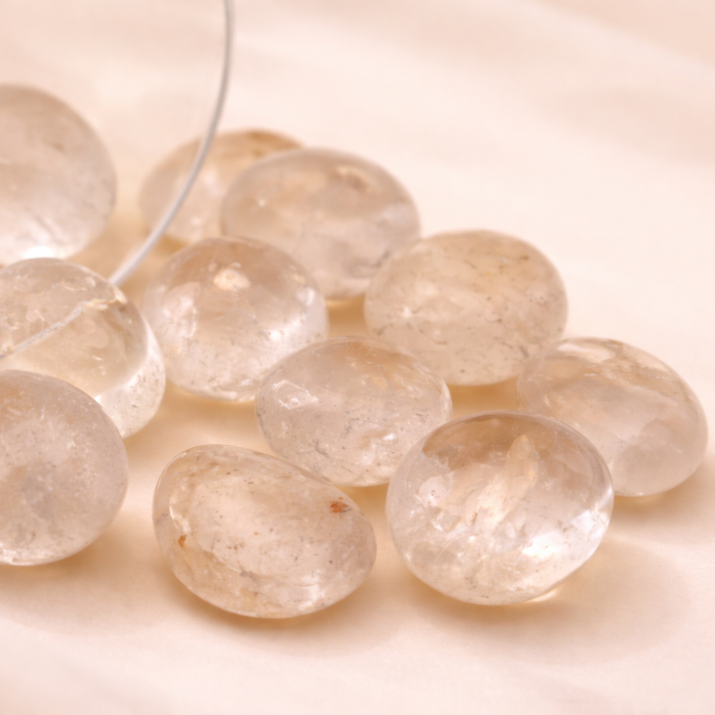 Clear Quartz Trommelstein – Meisterkristall für Klarheit & Energieverstärkung