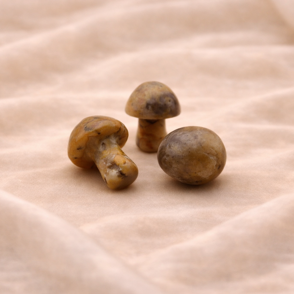 Crazy Lace Achat Kristall-Pilz – Lebensfreude & Balance