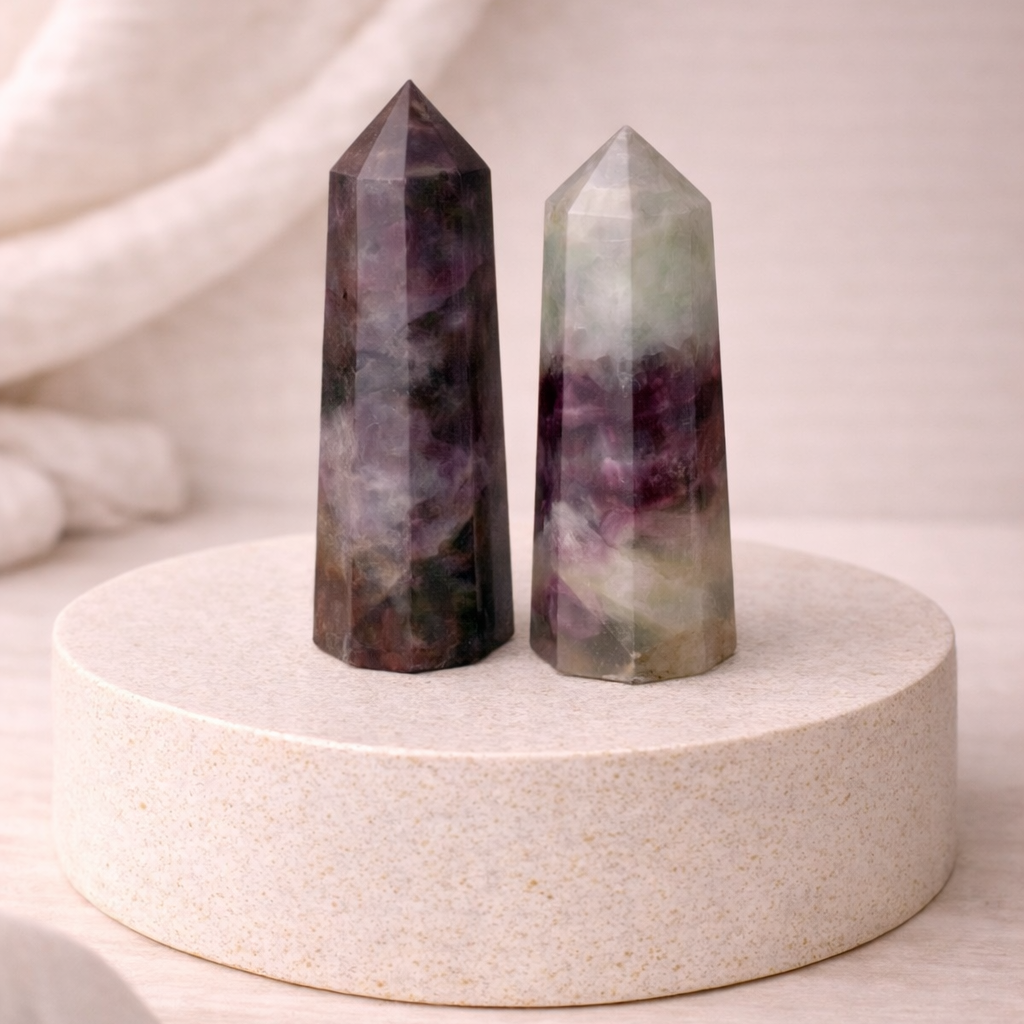 Fluorit-Turm – Kraftstein für Klarheit & Harmonie