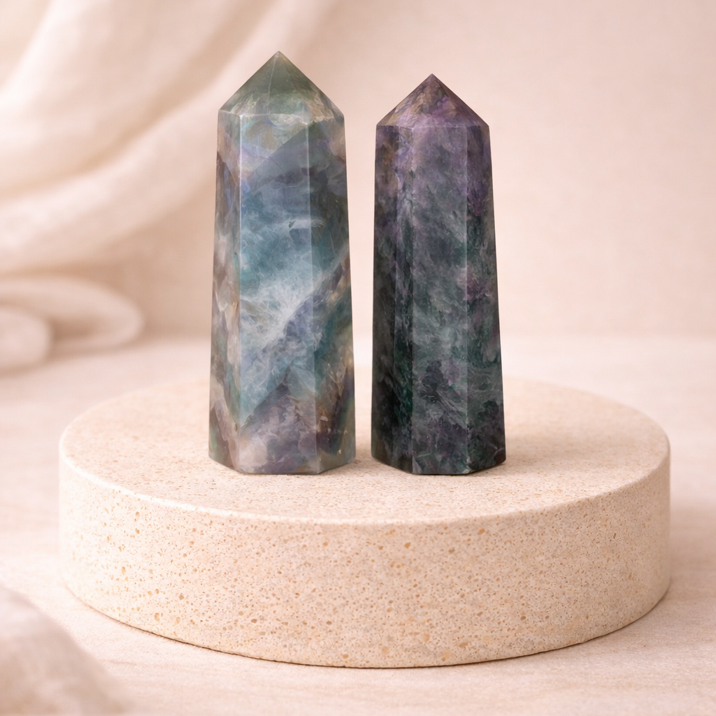 Fluorit Turm – Natürliche Schönheit & energetische Klarheit