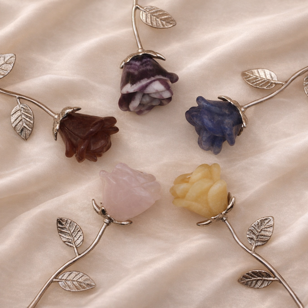 Kristallrose – Einzigartige Blüte aus Edelstein