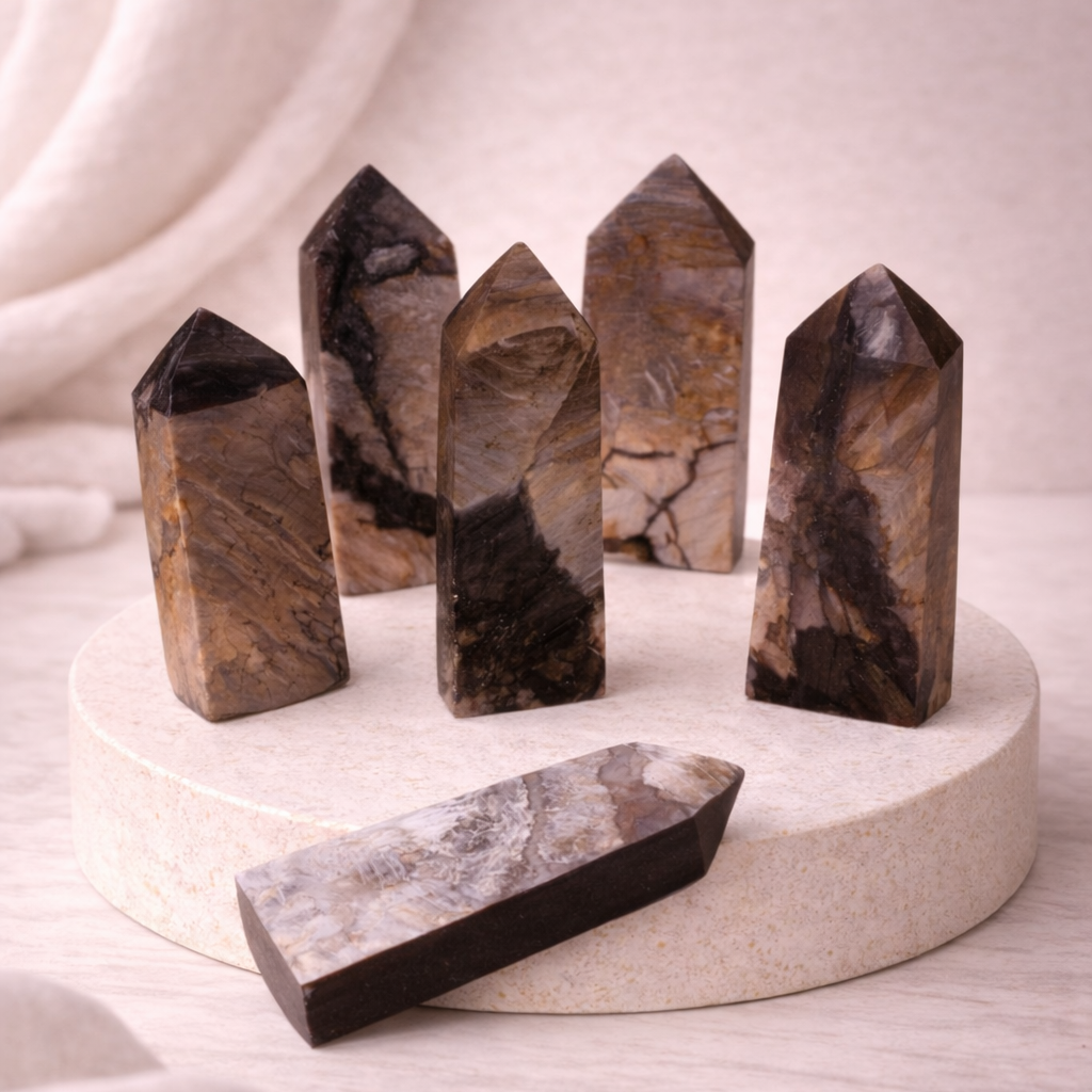 Lepidolite Turm – Sanfter Begleiter für emotionale Balance & geistige Ruhe