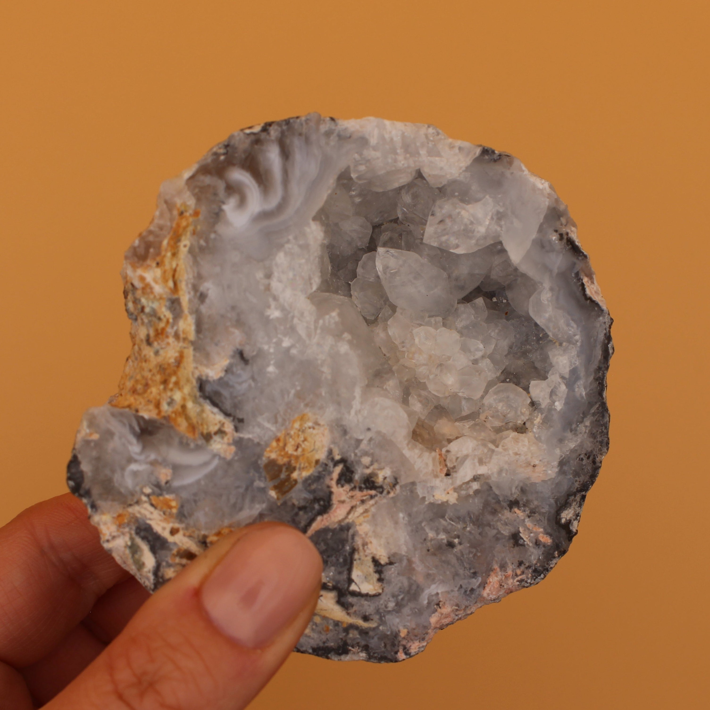Mexikanischer Druzy Rohstein – Funkelnde Naturkraft in Rohform