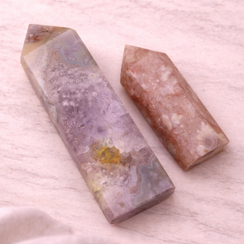 Pink Amethyst Turm – zart & kraftvoll für Herz und Geist