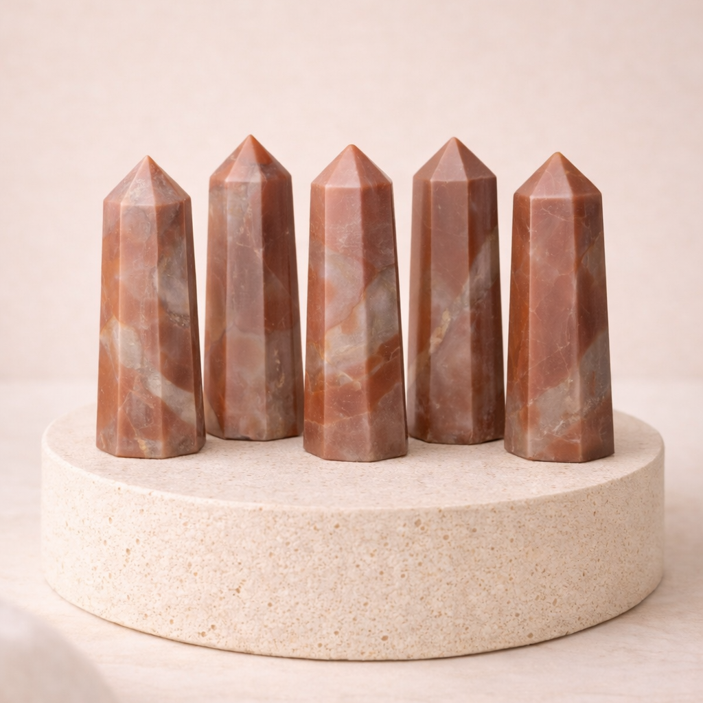 Pink Opal Tower – Heart Opening &amp; Gentle Soul Healing