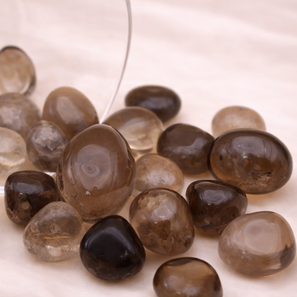 Rauchquarz – Trommelstein für Schutz, Erdung & emotionale Klarheit