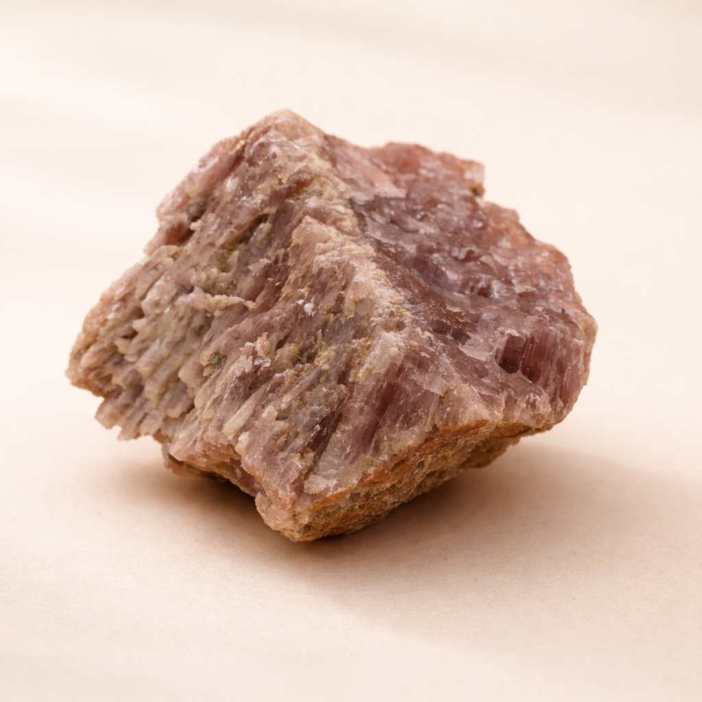 Roher Pink Calcit – Zartrosa Rohstein für Heilung & Herzenergie