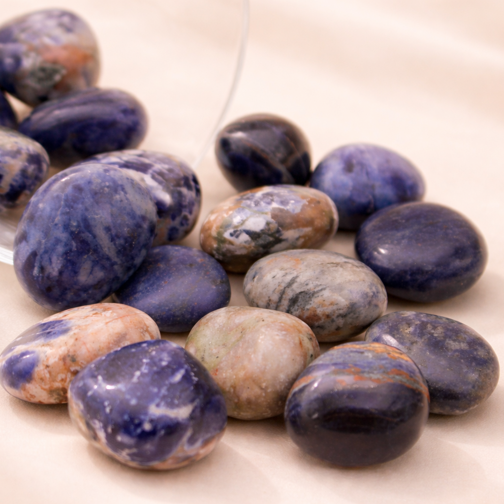 Sodalith Trommelstein – Stein der Klarheit & Intuition