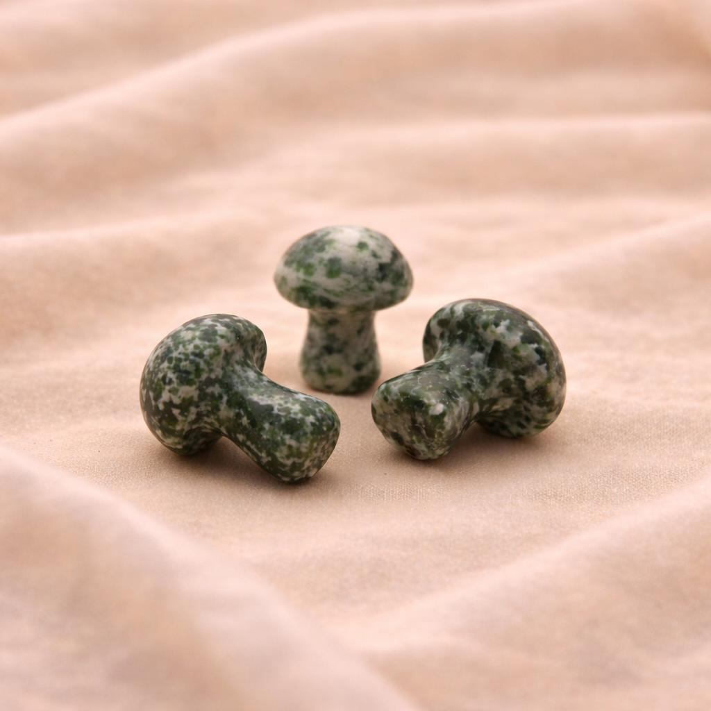 Tree Stripe Achat Kristall-Pilz – Naturverbundenheit & Harmonie